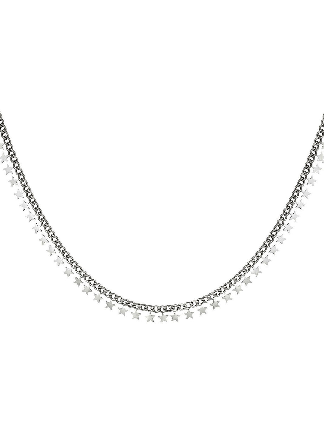 Necklace Chain Stars Silver