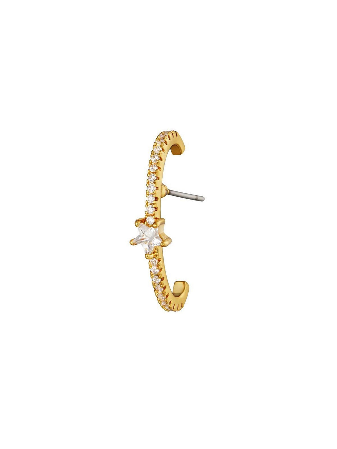 Earcuff Star Piercing Gold