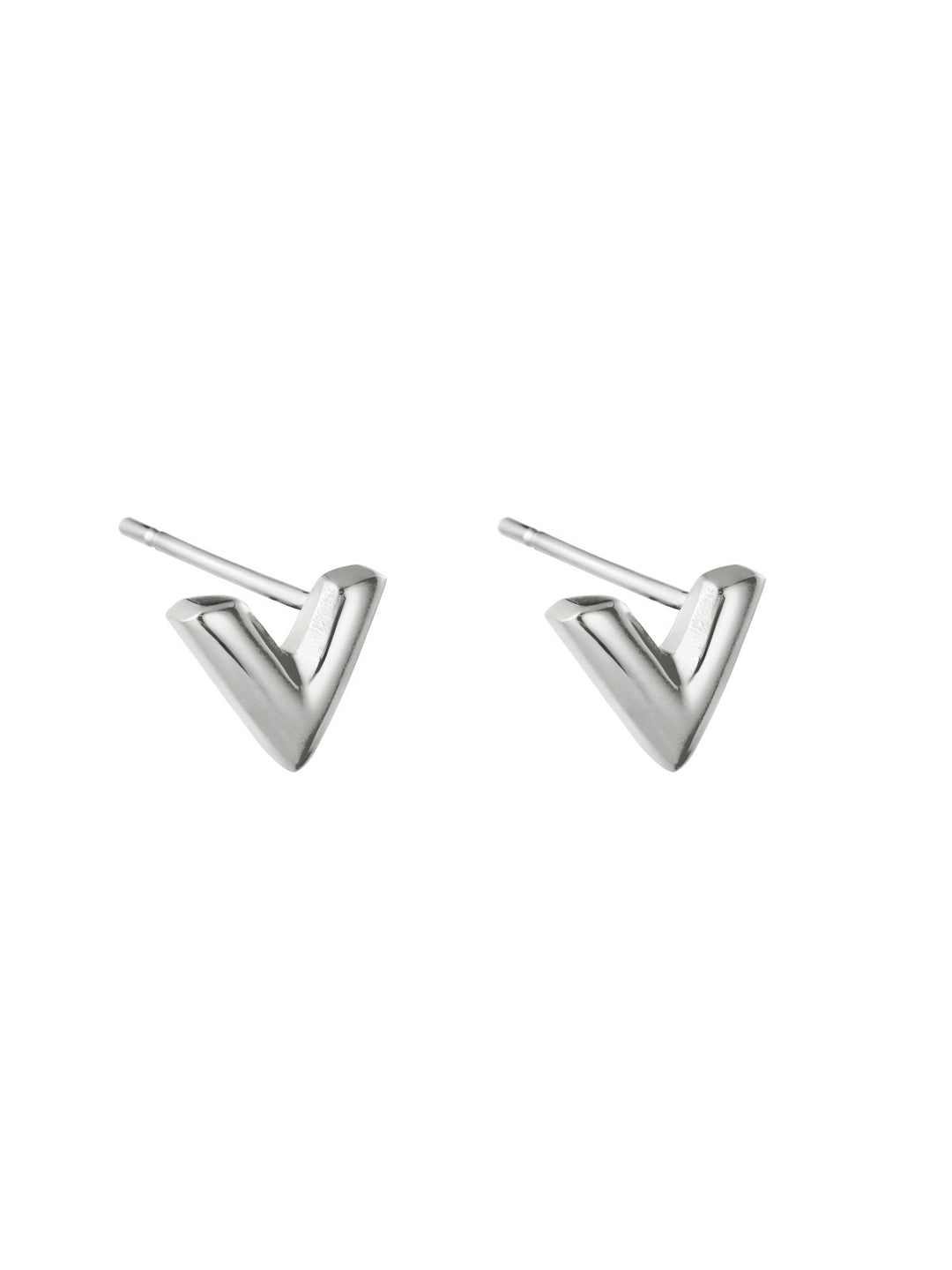 Earrings V Silver