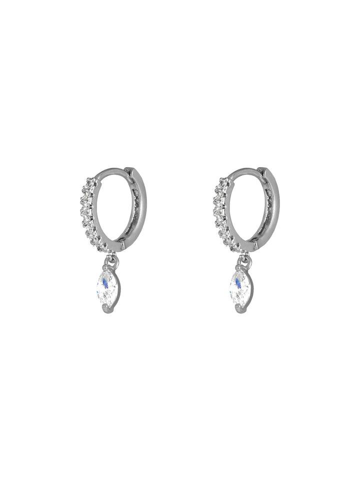 Earrings Zircon Silver