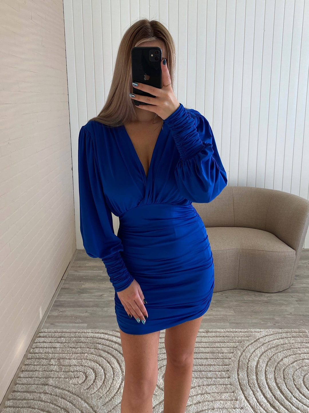 Sofia Dress Cobalt