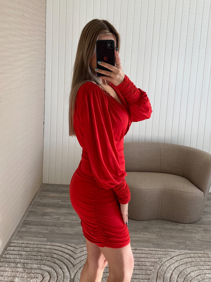 Sofia Dress Red